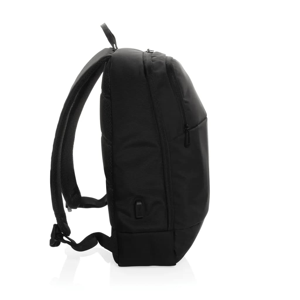 Swiss Peak AWARE™ moderner 15,6 Laptop-Rucksack - schwarz
