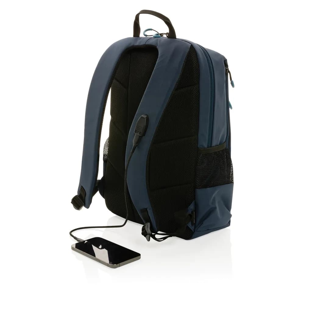 Impact AWARE™ Lima 15.6 RFID Laptop-Rucksack - navy blau