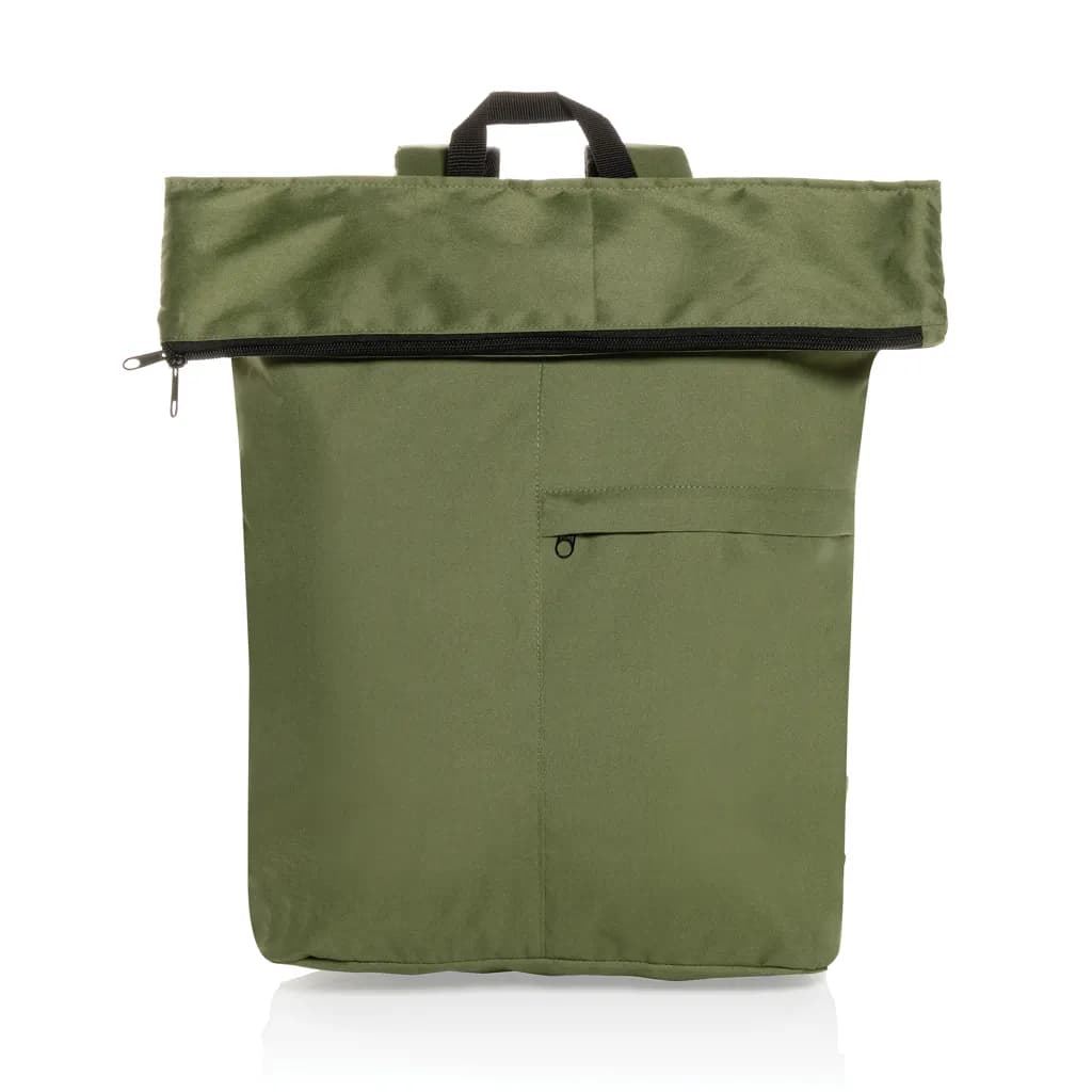 Dillon AWARE™ RPET faltbarer Lightweight-Rucksack - grün