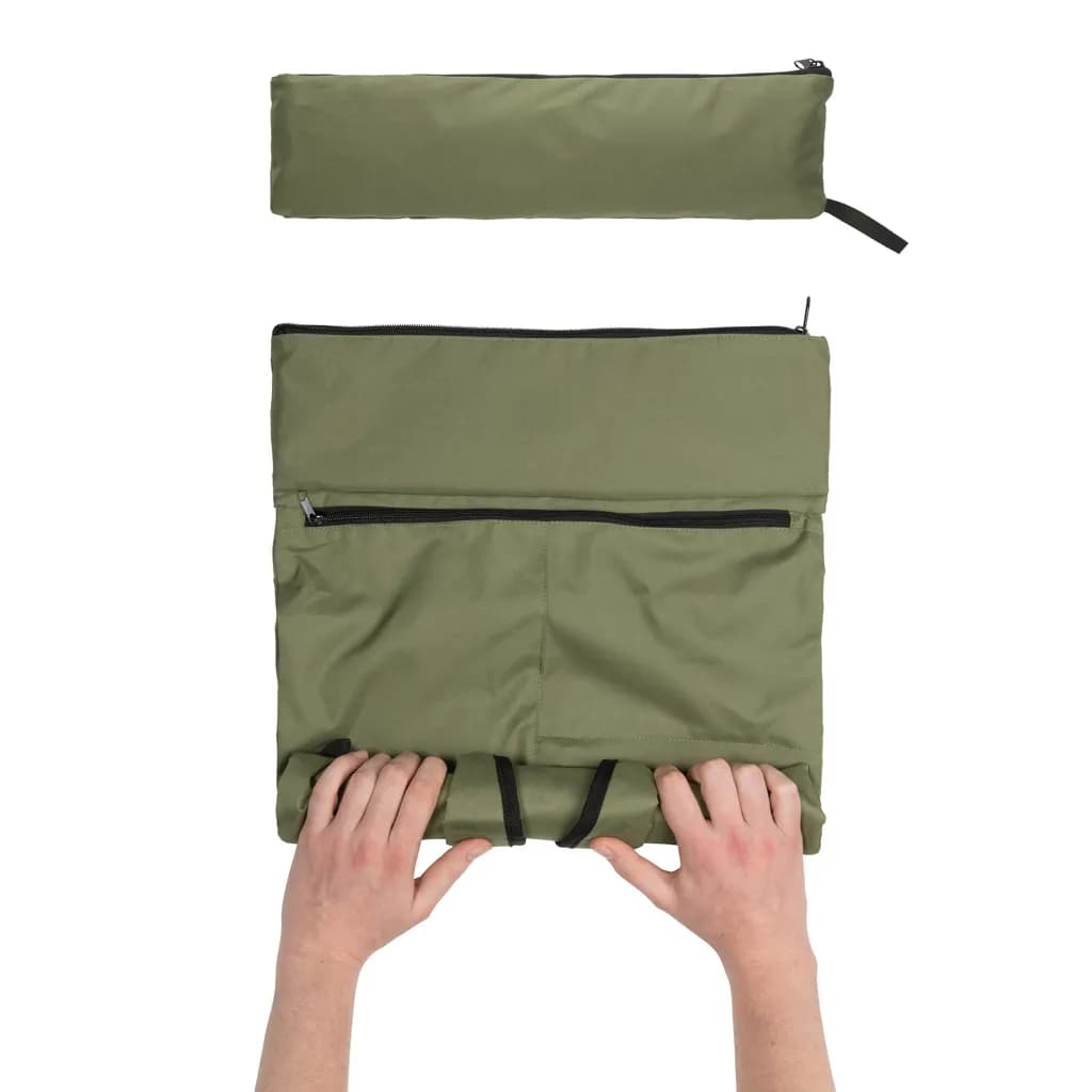 Dillon AWARE™ RPET faltbarer Lightweight-Rucksack - grün