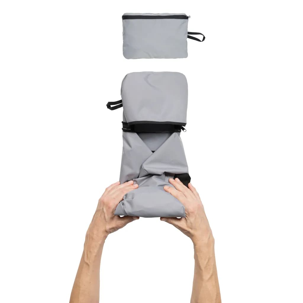 Dillon AWARE™ RPET faltbare Sporttasche - grau