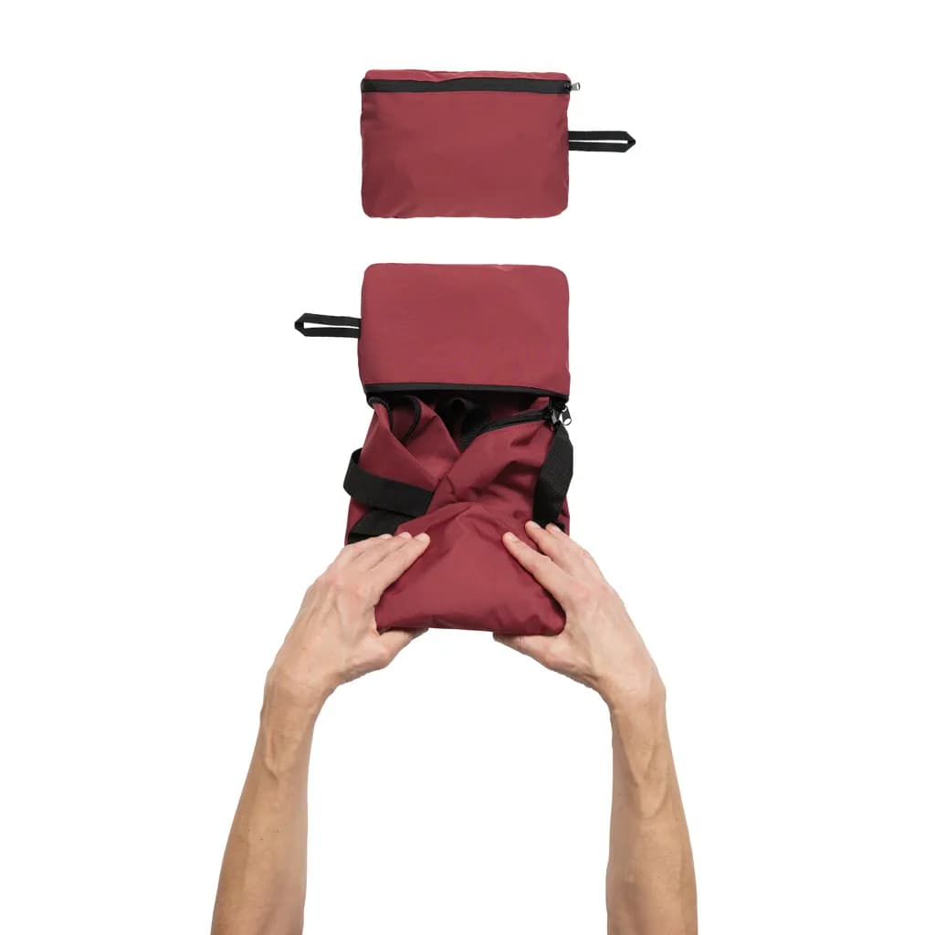 Dillon AWARE™ RPET faltbare Sporttasche - rot