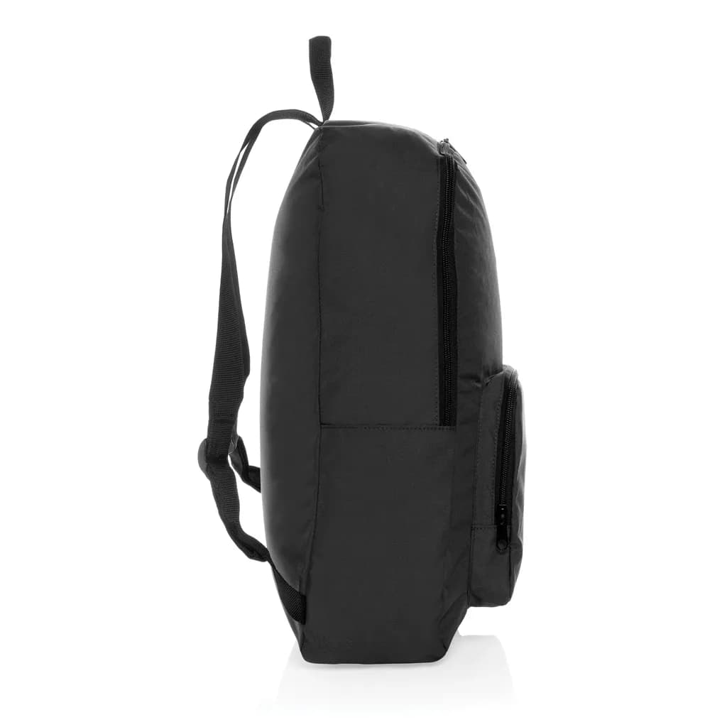 Dillon AWARE™ RPET faltbarer klassischer Rucksack - schwarz