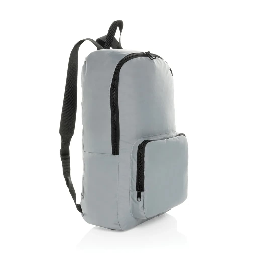 Dillon AWARE™ RPET faltbarer klassischer Rucksack - grau