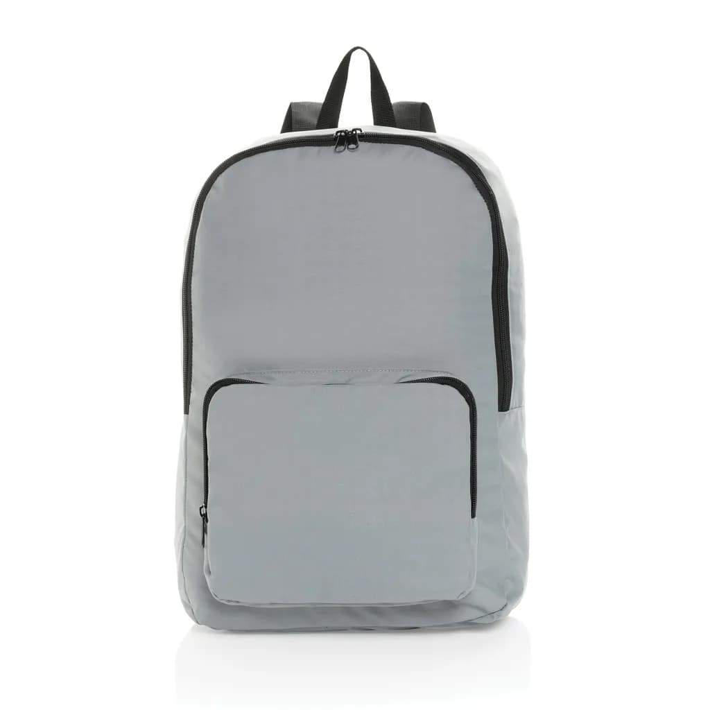 Dillon AWARE™ RPET faltbarer klassischer Rucksack - grau