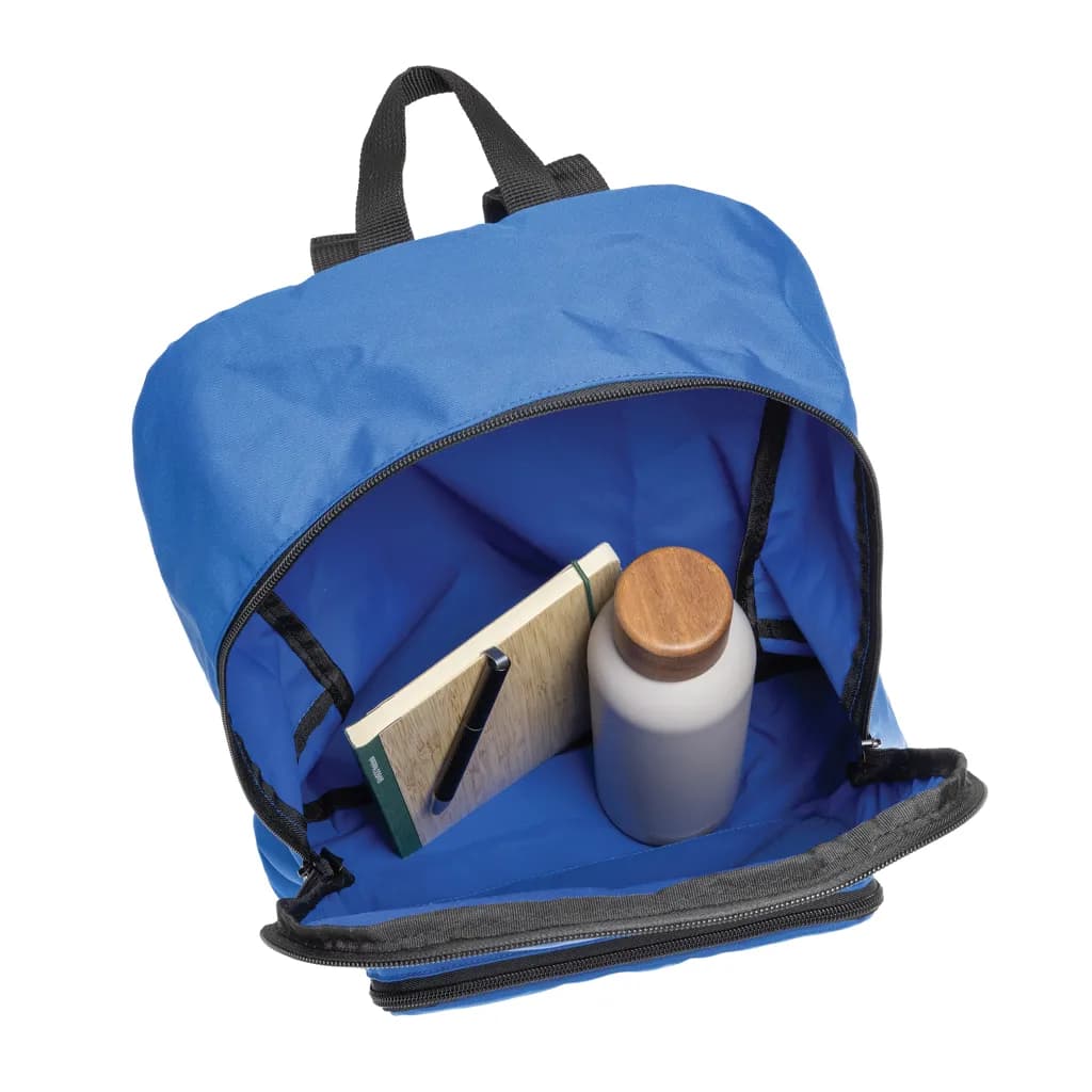 Dillon AWARE™ RPET faltbarer klassischer Rucksack - Königsblau