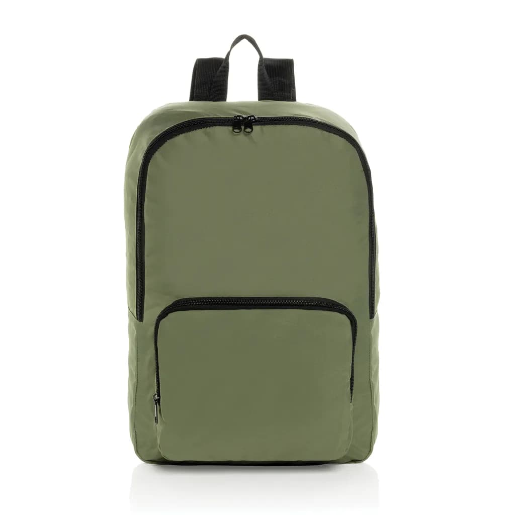 Dillon AWARE™ RPET faltbarer klassischer Rucksack - grün