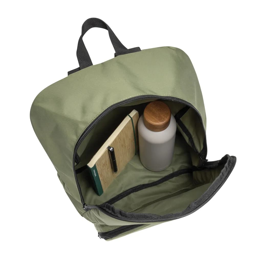 Dillon AWARE™ RPET faltbarer klassischer Rucksack - grün