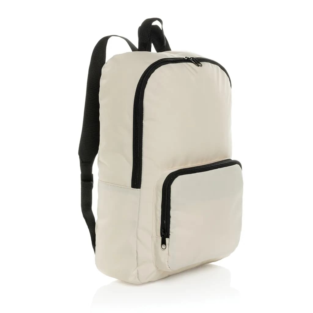 Dillon AWARE™ RPET faltbarer klassischer Rucksack - off white