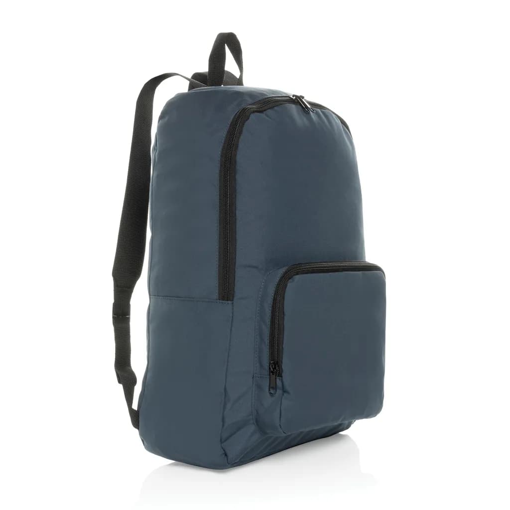 Dillon AWARE™ RPET faltbarer klassischer Rucksack - navy blau