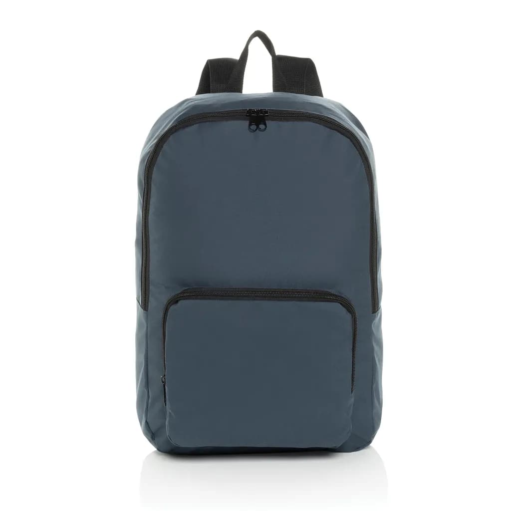 Dillon AWARE™ RPET faltbarer klassischer Rucksack - navy blau