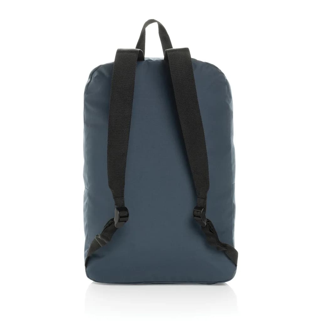 Dillon AWARE™ RPET faltbarer klassischer Rucksack - navy blau