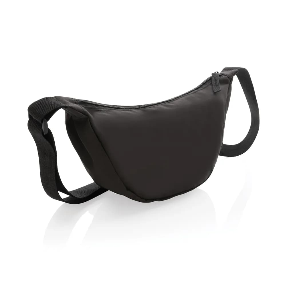 Crescent AWARE™ RPET Half-Moon Sling Tasche - schwarz