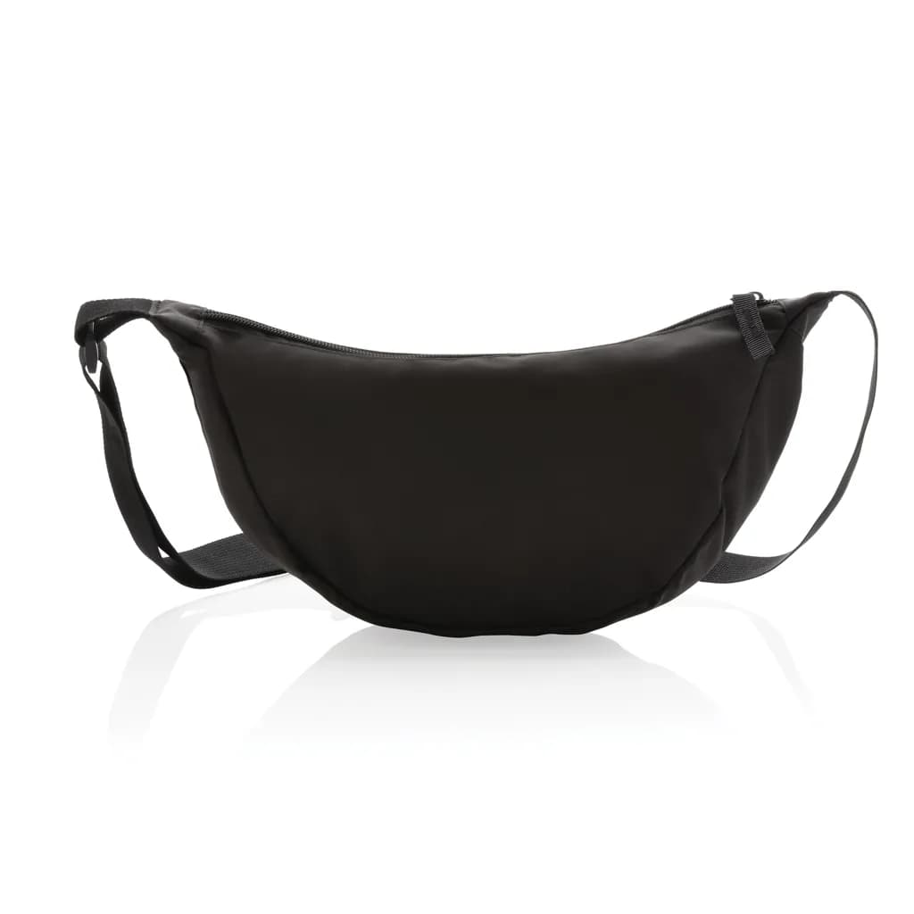 Crescent AWARE™ RPET Half-Moon Sling Tasche - schwarz