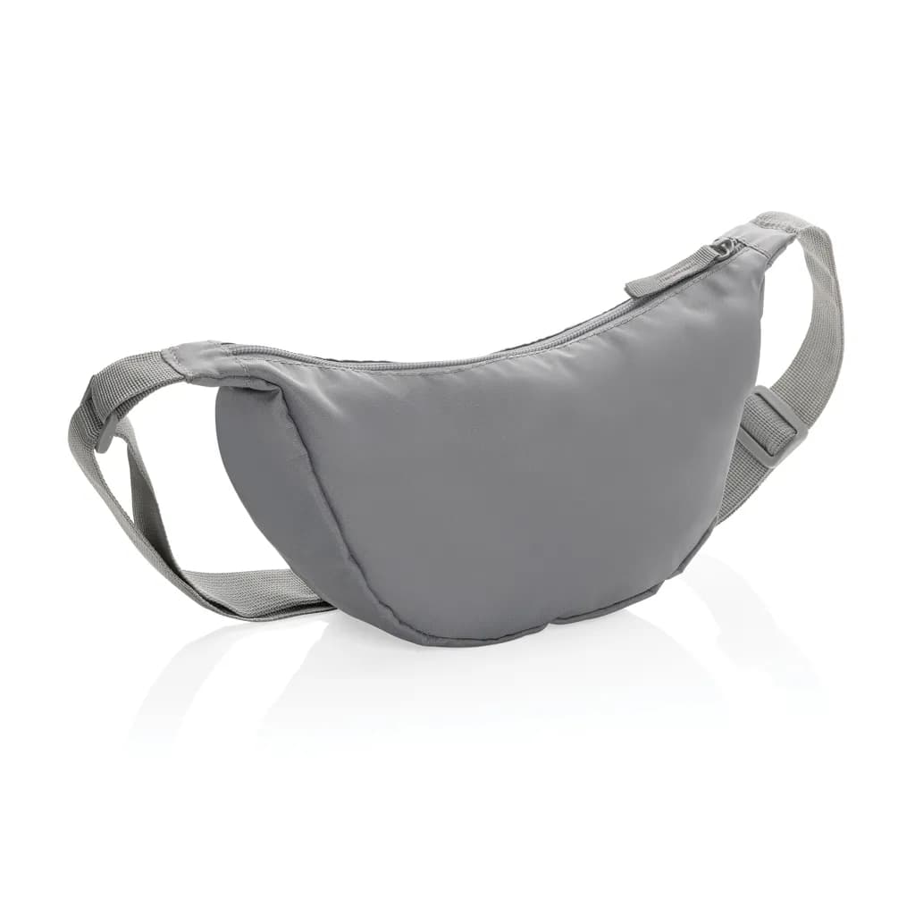 Crescent AWARE™ RPET Half-Moon Sling Tasche - Silbergrau