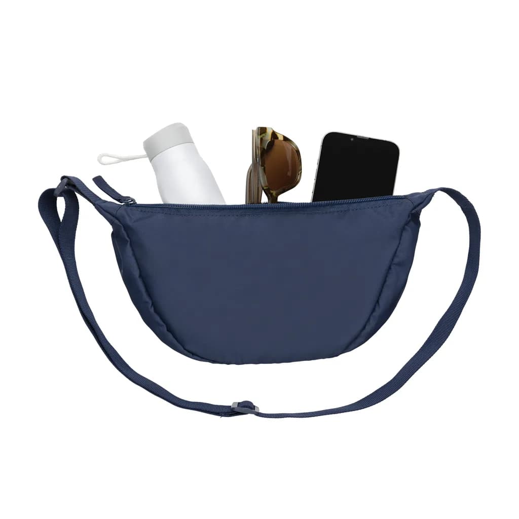 Crescent AWARE™ RPET Half-Moon Sling Tasche - navy blau