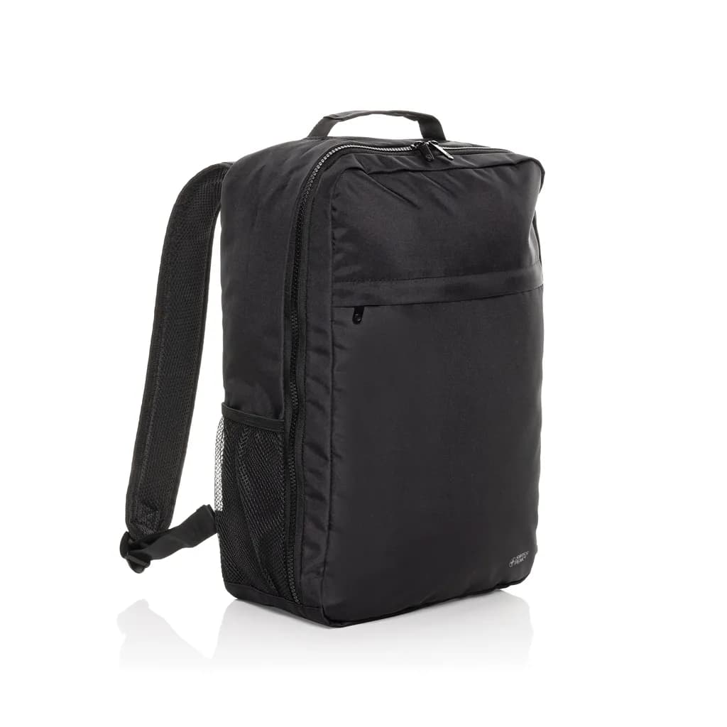 Swiss Peak Aware™ RPET Essential 15.6 Laptop-Rucksack - schwarz