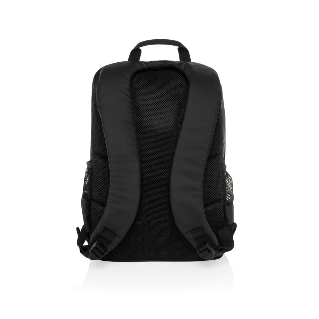 Lima Aware™ RPET wasserabweisender 15,6 Laptop-Rucksack - schwarz