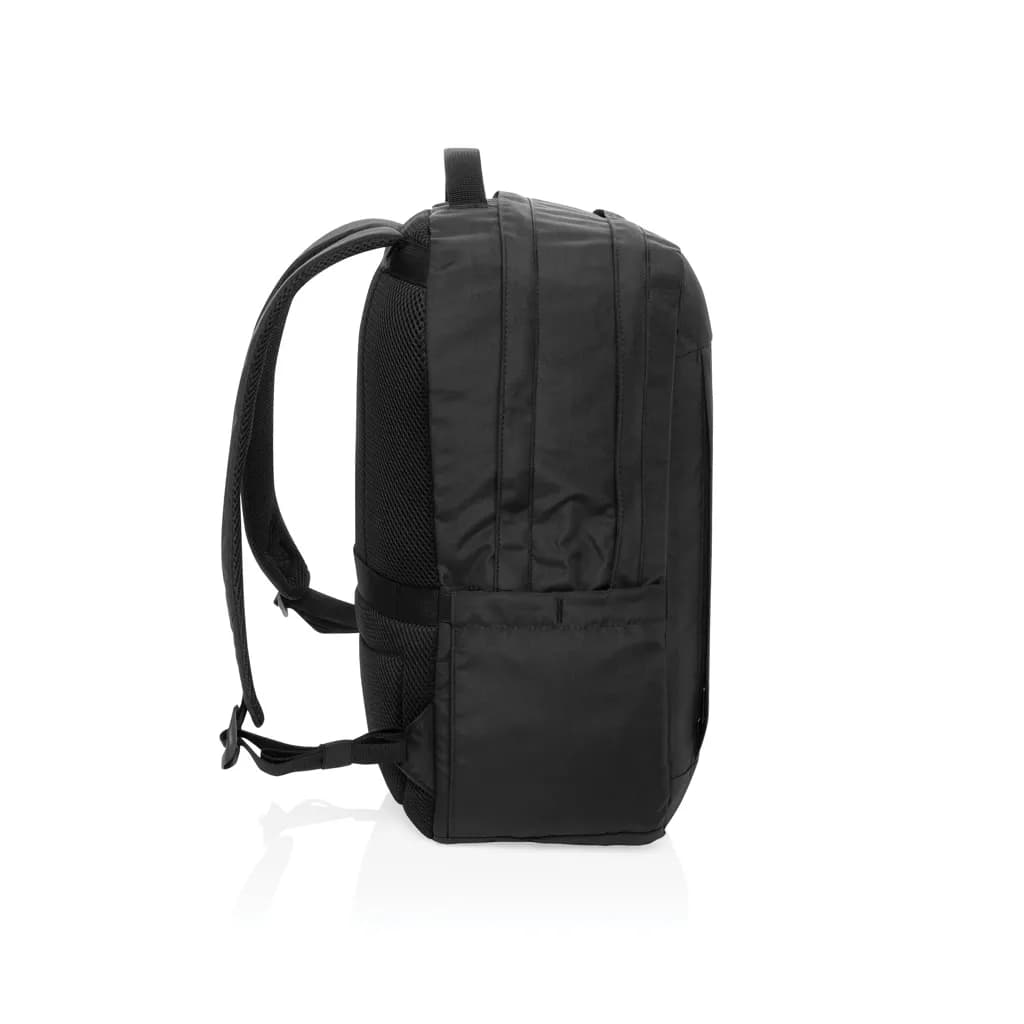 Swiss Peak Aware™ Edin 100% RPET 15,6 Laptop Rucksack - schwarz