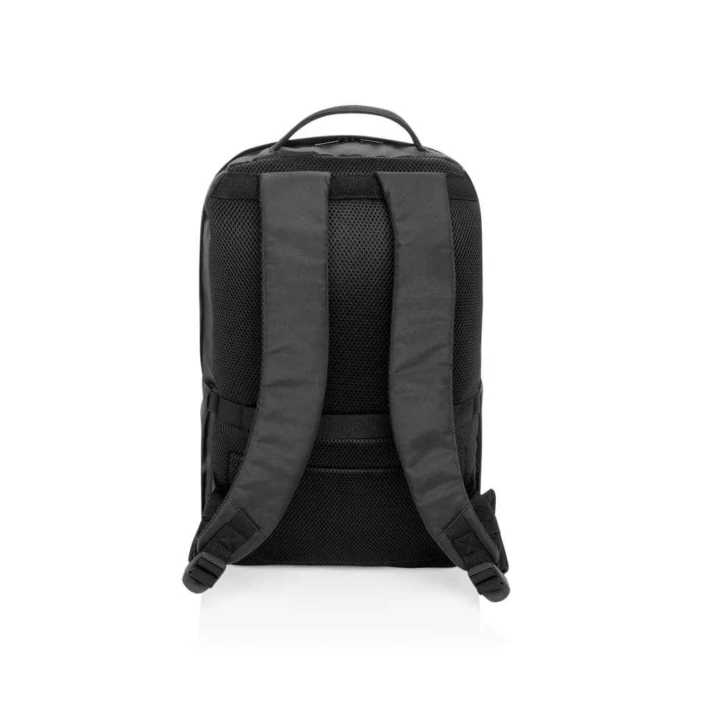 Swiss Peak Aware™ Edin 100% RPET 15,6 Laptop Rucksack - schwarz