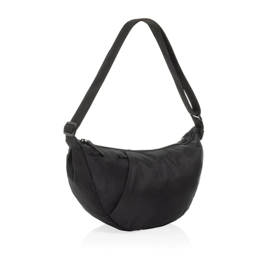 Crescent XL AWARE™ RPET Half-Moon Sling Tasche - schwarz