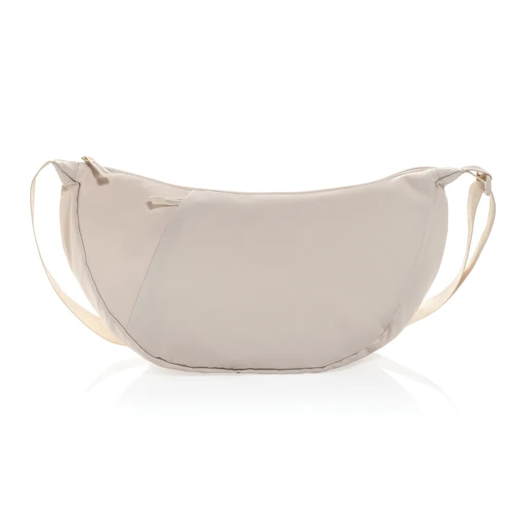 Crescent XL AWARE™ RPET Half-Moon Sling Tasche - beige
