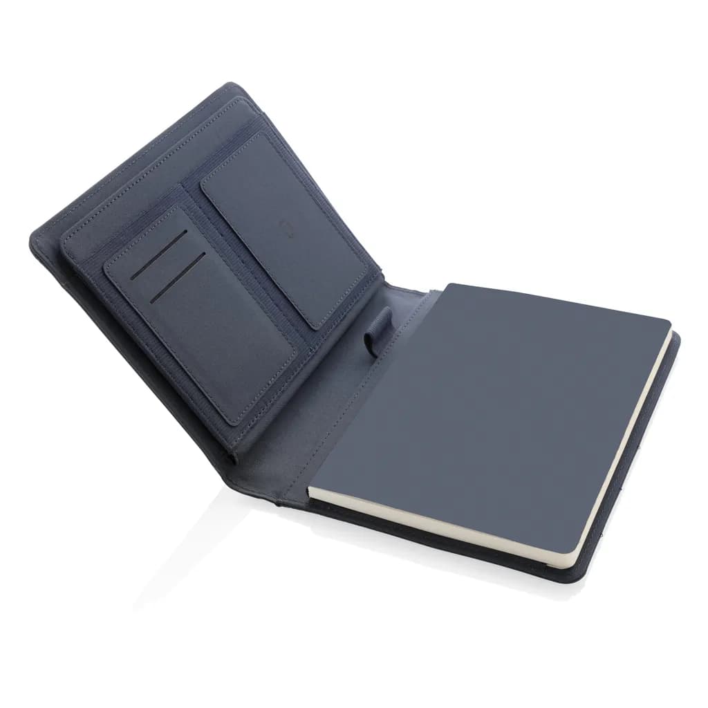 Impact AWARE™ RPET A5 Portfolio - navy blau