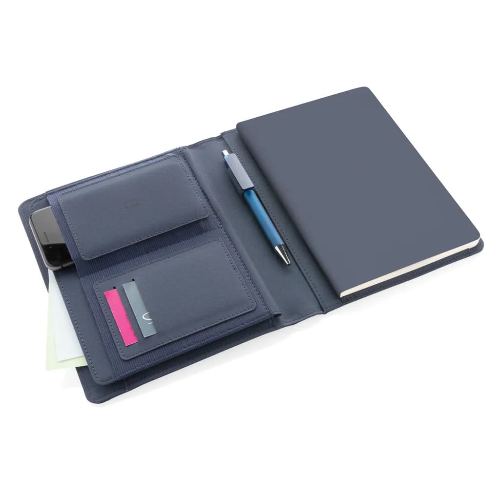 Impact AWARE™ RPET A5 Portfolio - navy blau