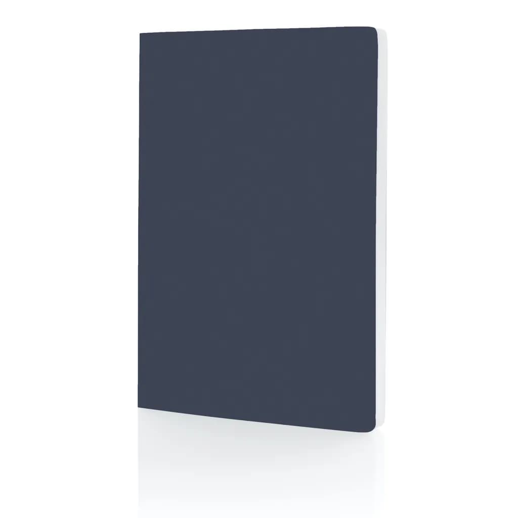 Impact Softcover A5 Notizbuch mit Steinpapier - navy blau