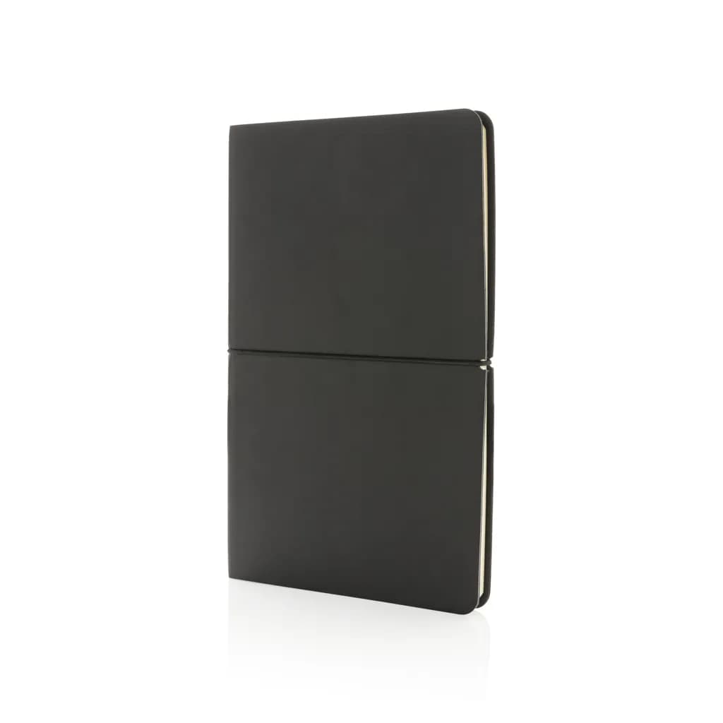 Modern Deluxe Softcover A5 Notizbuch - schwarz