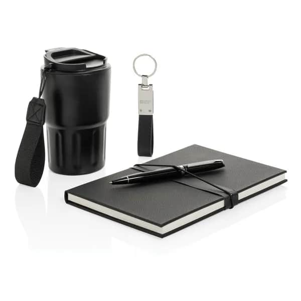 Swiss Peak RCS Deluxe Business-Set mit Becher - schwarz