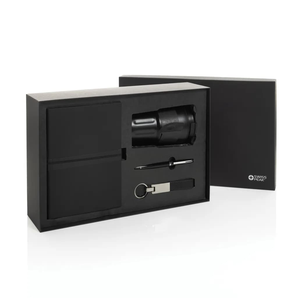 Swiss Peak RCS Deluxe Business-Set mit Becher - schwarz