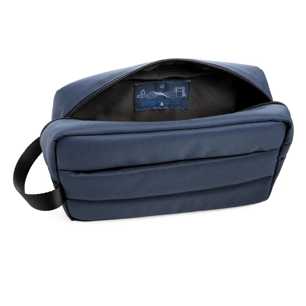 Impact AWARE™ RPET Kulturtasche - navy blau