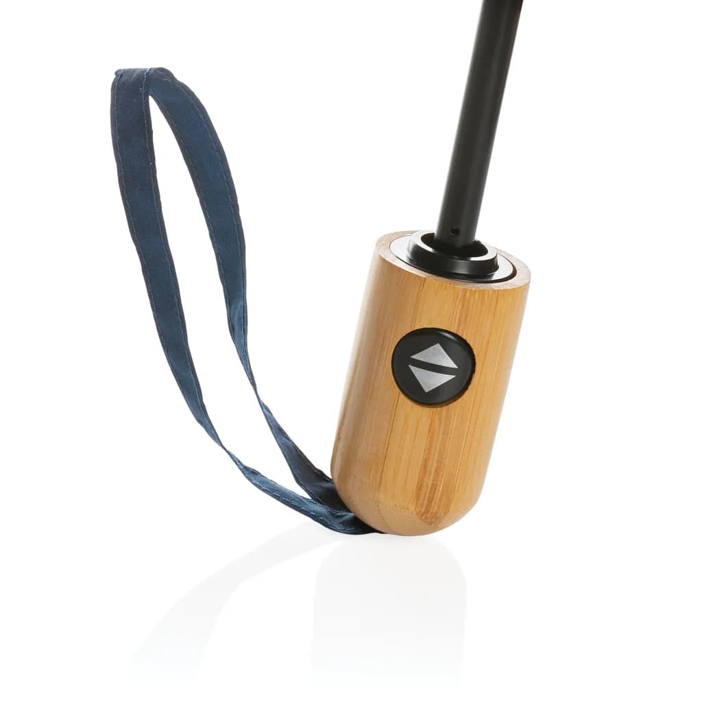 21 Impact AWARE™ RPET 190T Bambus-Schirm autom. open/close - navy blau