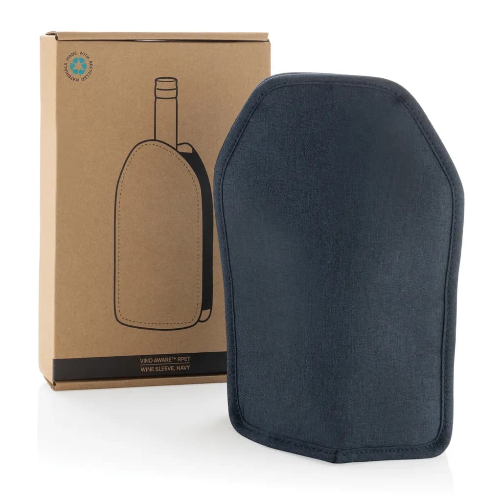 Vino AWARE™ rPET Weinkühler-Sleeve - navy blau