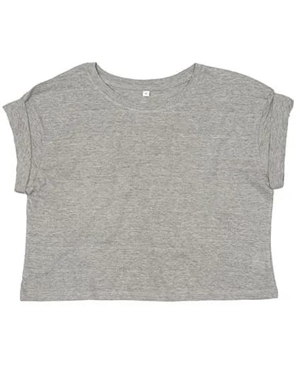 Women´s Crop Top T - Heather Grey Melange