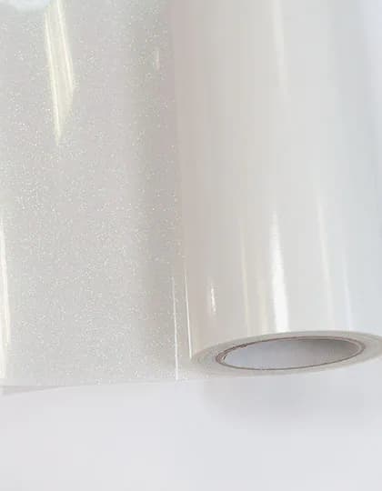 Poli-Flex® Pearl Glitter - Pearl Glitter Rainbow White