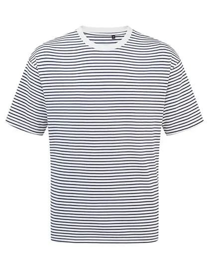 Utility 2.0 Oversized T-Shirt - Navy-White Stripe