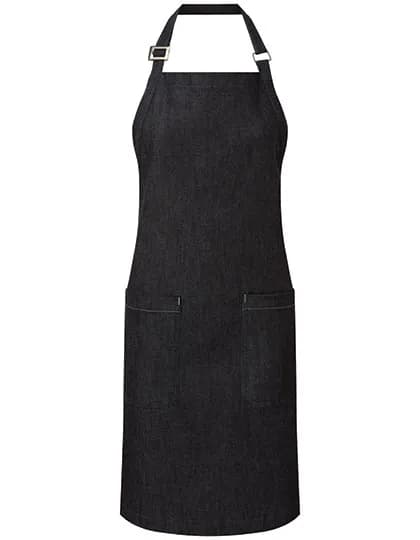 Organic Denim Fairtrade Bib Apron - Indigo Denim