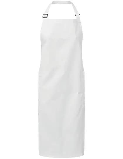 Recycled & Organic Fairtrade Bib Apron - White