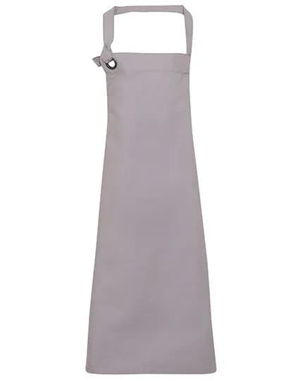 Calibre Heavy Cotton Canvas Bib Apron - Silver (ca. Pantone Cool Gray 7C)