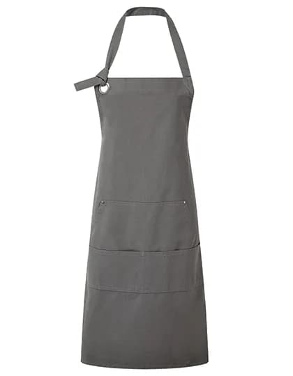 Calibre Heavy Cotton Canvas Pocket Apron - Dark Grey (ca. Pantone 425C)