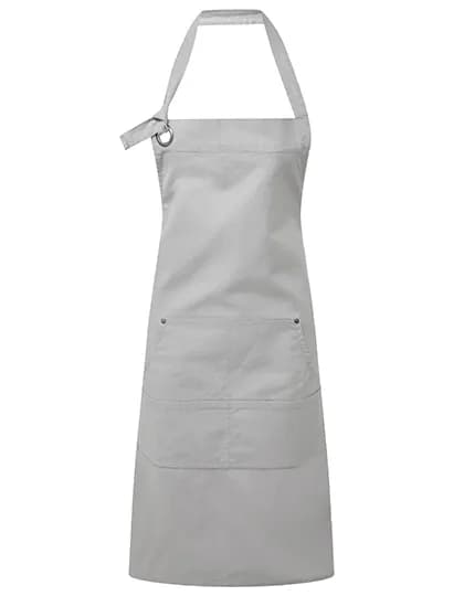 Calibre Heavy Cotton Canvas Pocket Apron - Silver (ca. Pantone 429C)