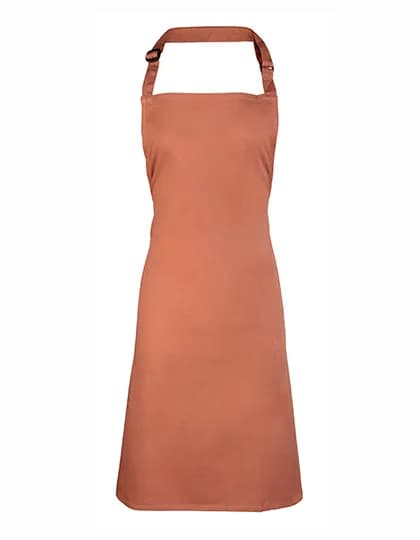 Colours Collection Bib Apron - Chestnut (ca. Pantone 7525C)