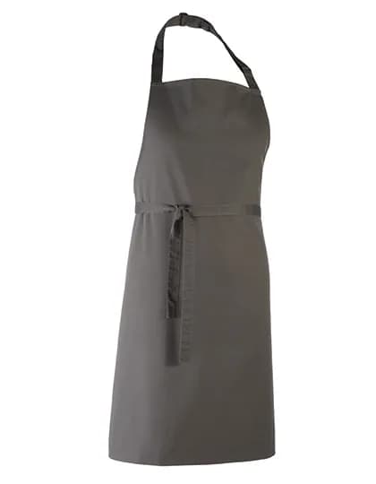 Colours Collection Bib Apron - Dark Grey (ca. Pantone 431C)