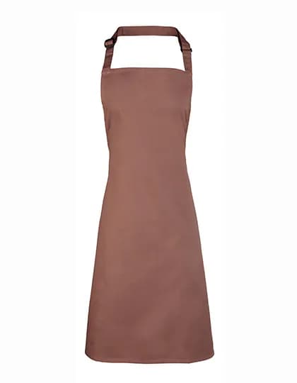 Colours Collection Bib Apron - Mocha (ca. Pantone 7505C)