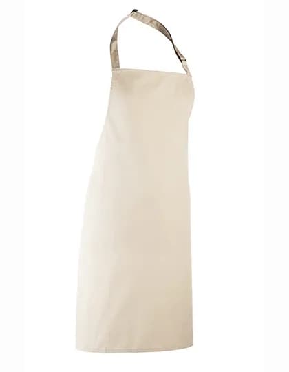 Colours Collection Bib Apron - Natural (ca. Pantone 1205C)