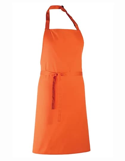 Colours Collection Bib Apron - Orange (ca. Pantone 1655C)