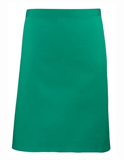 Colours Collection Mid Length Apron - Emerald (ca. Pantone 341C)