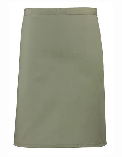 Colours Collection Mid Length Apron - Sage (ca. Pantone 5497C)